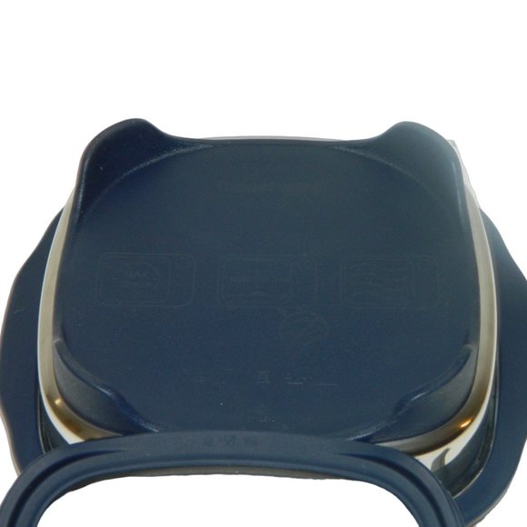 Tupperware MicroPro Grill for Microwave Pot Cooker Grill Blue Silver - Picture 6 of 14